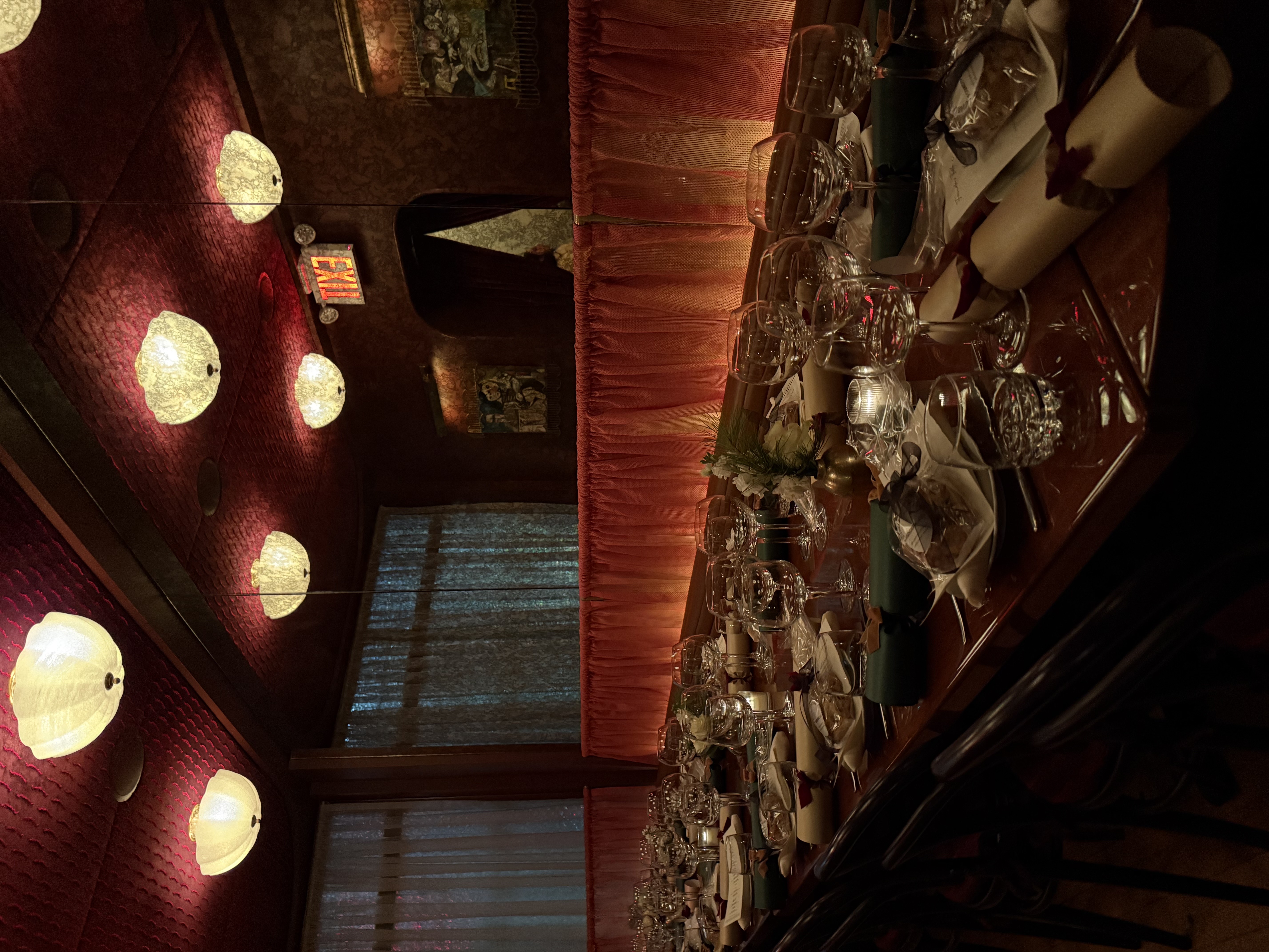 Members seated for a private FoundersCard dinner at Don Angie