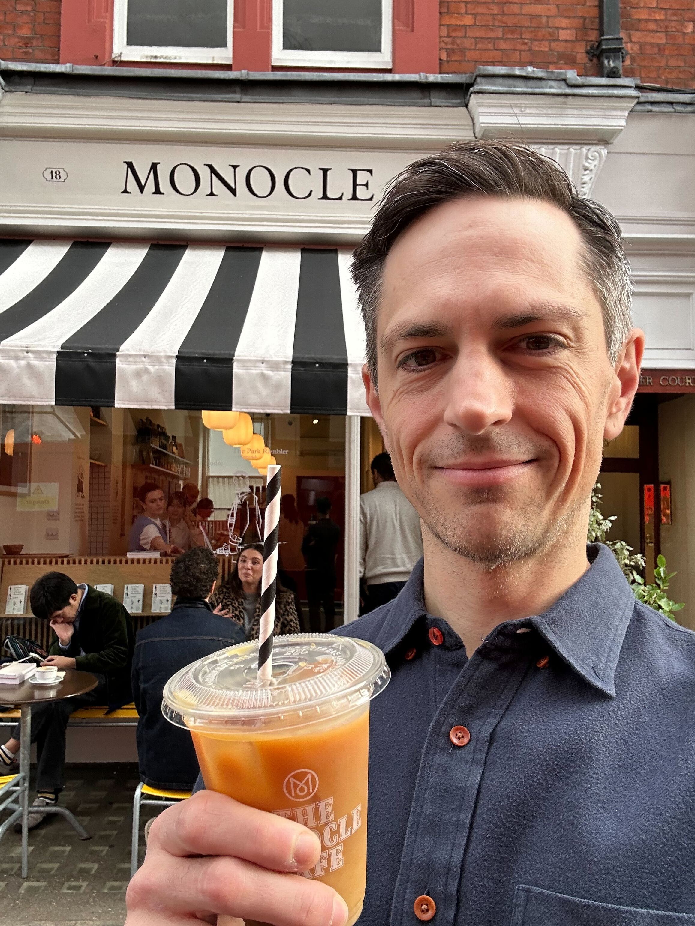 Marylebone High Street with pedestrians and boutique storefronts near Nobu Hotel London