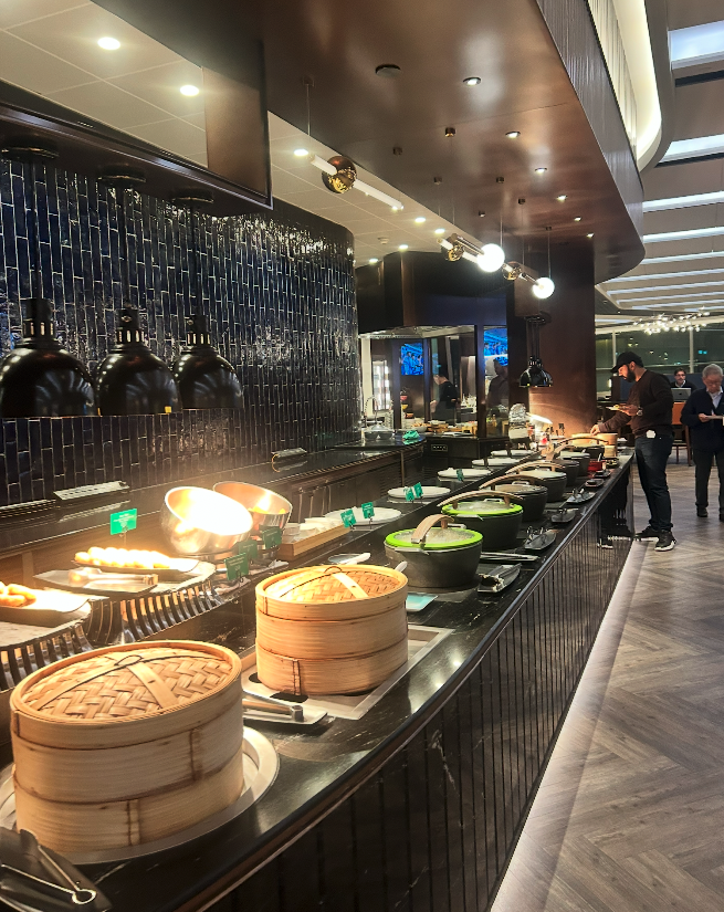 Shower suite in the Singapore Airlines lounge