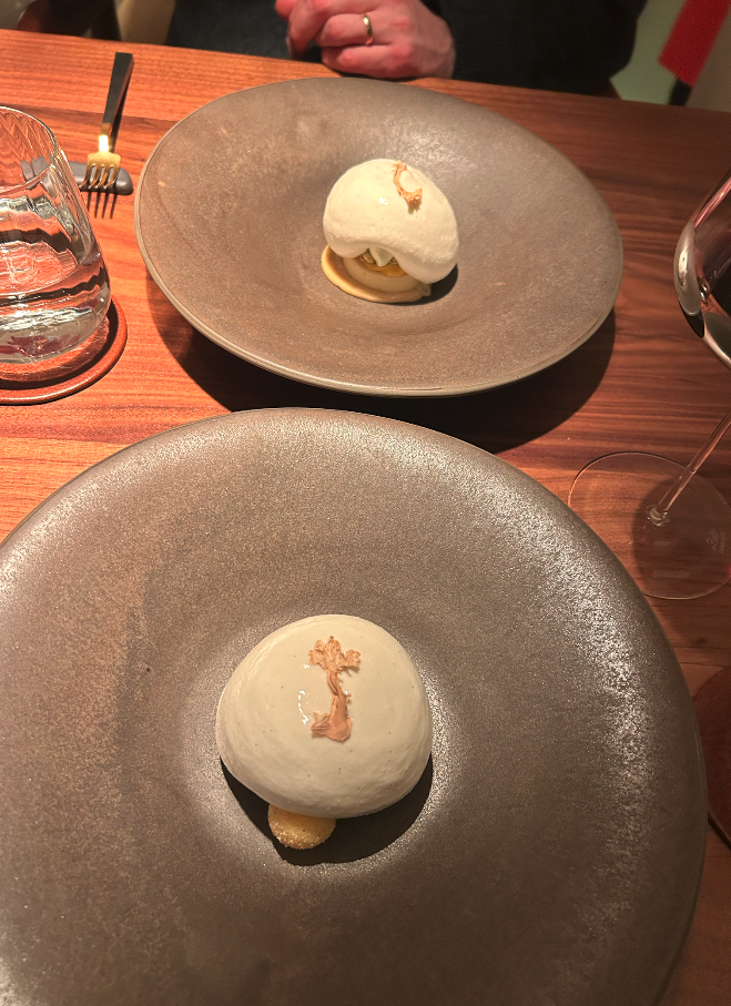 Final tasting menu moment at Alma Lisbon