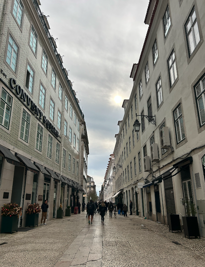 Map showing Convent Square Lisbon location in central Lisbon